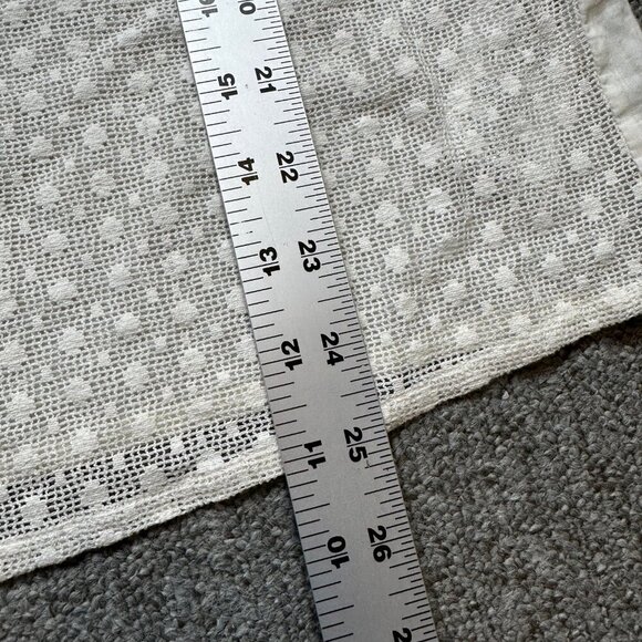 NAF NAF NWT White Crochet Cotton Blend Sheer T-Shirt Top French 42 / US 10 / Med - Picture 4 of 7